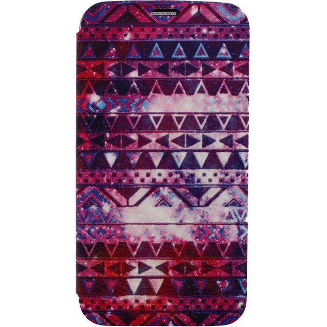 Xccess Book Stand Case Samsung Galaxy S5/S5 Plus/S5 Neo Aztec Lila