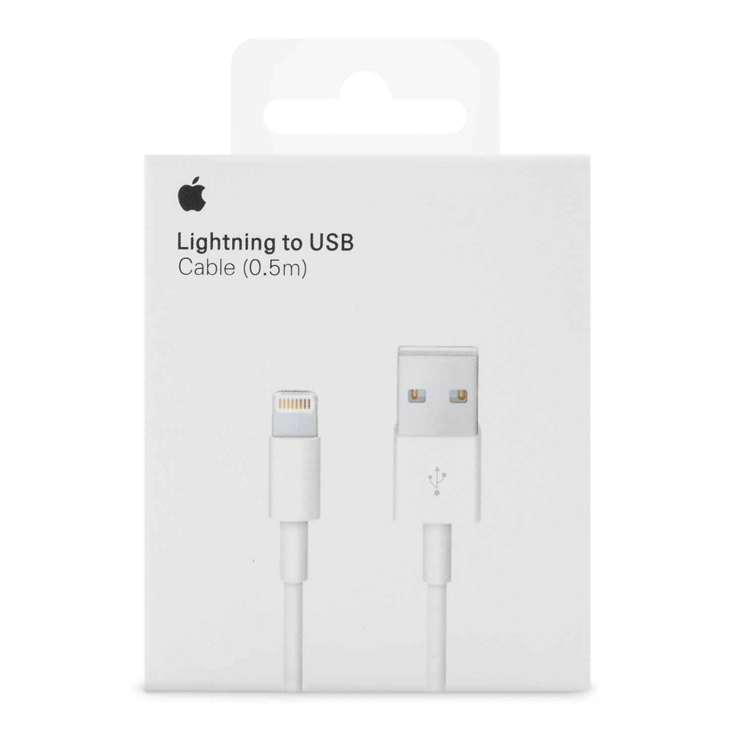 ME291ZM/A Apple Lightning to USB Cable 0.5m. White