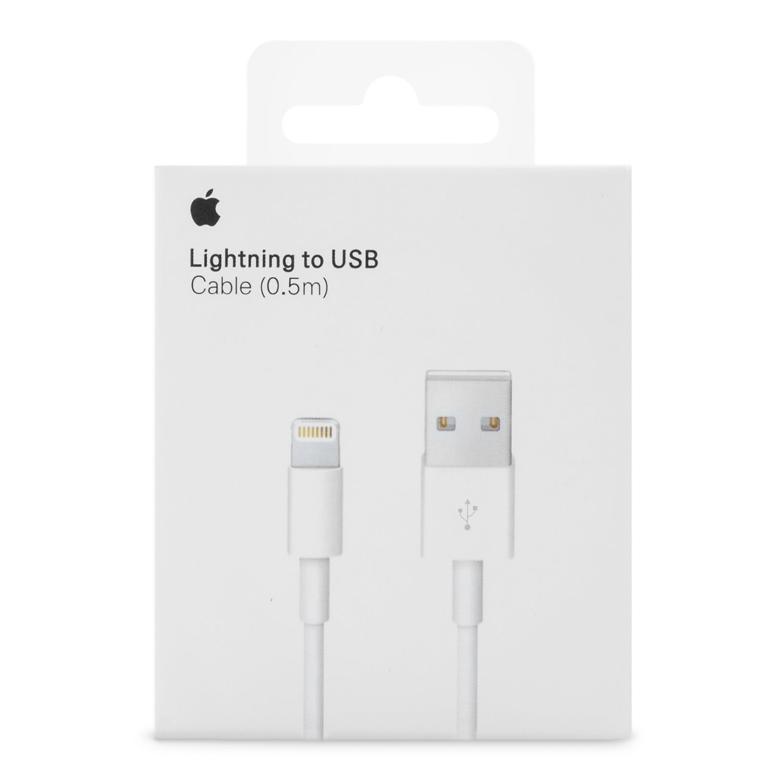 ME291ZM/A Apple Lightning to USB Cable 0.5m. White