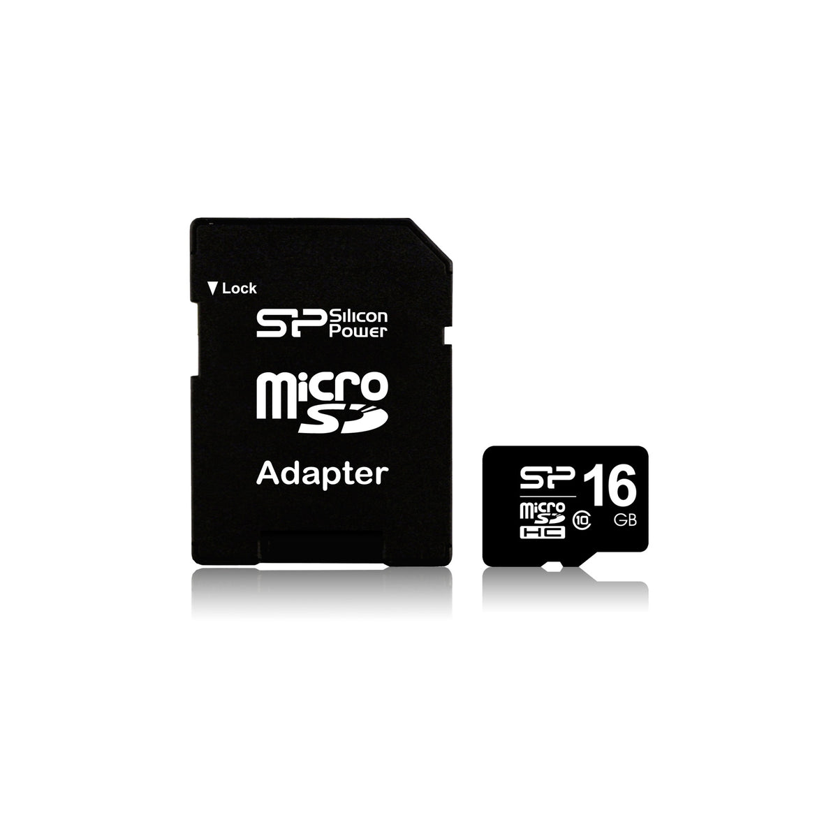 Silicon Power Micro SDHC incl. SD Adapter 16GB Class 10
