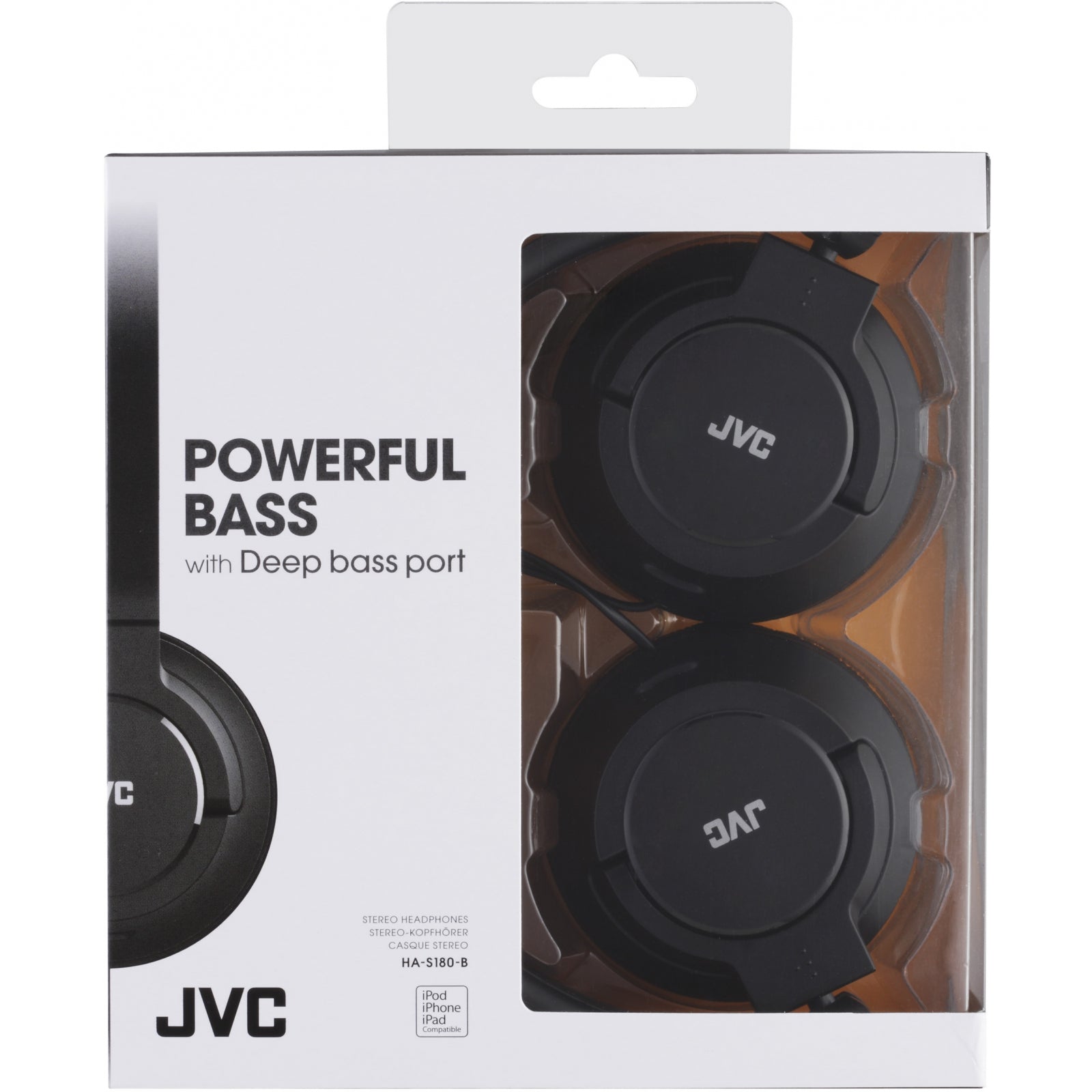 HA-S180-B JVC Light Weight Headset Black