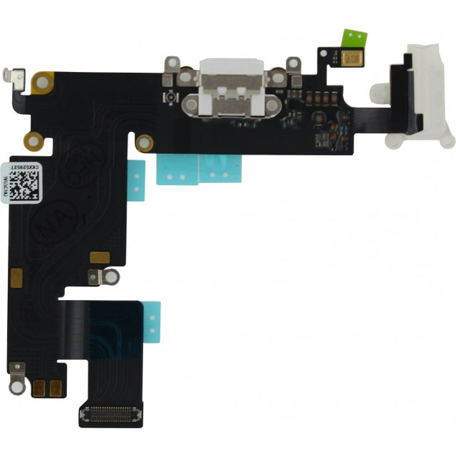 Ersatz Lade-/Datenanschluss inkl. Flexkabel für Apple iPhone 6 Plus Weiß OEM