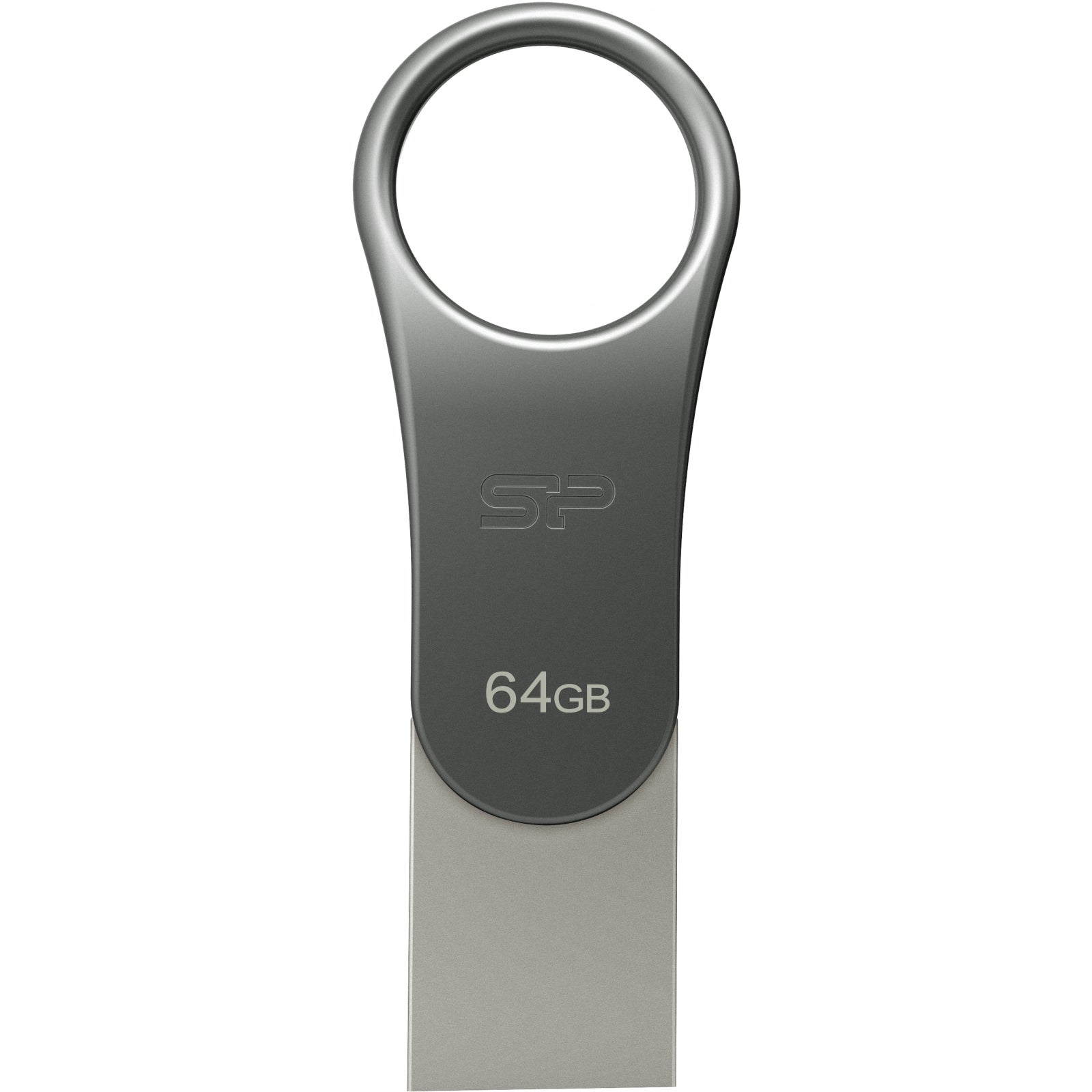 Silicon Power C80 Dual USB Pendrive Mobile 64GB USB-C Grey