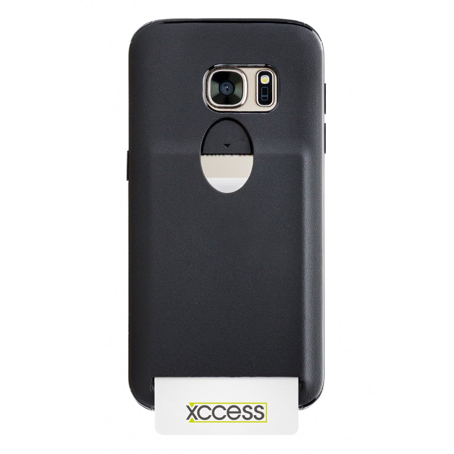 Xccess Matt TPU Card Case Samsung Galaxy S7 Black