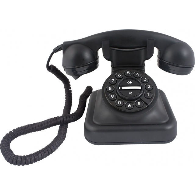 Profoon D-Sign Graham Retro Telefoon Black