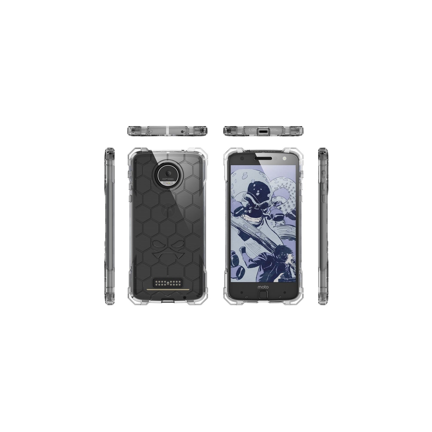 Ghostek Covert Protective Case Motorola Moto Z Clear