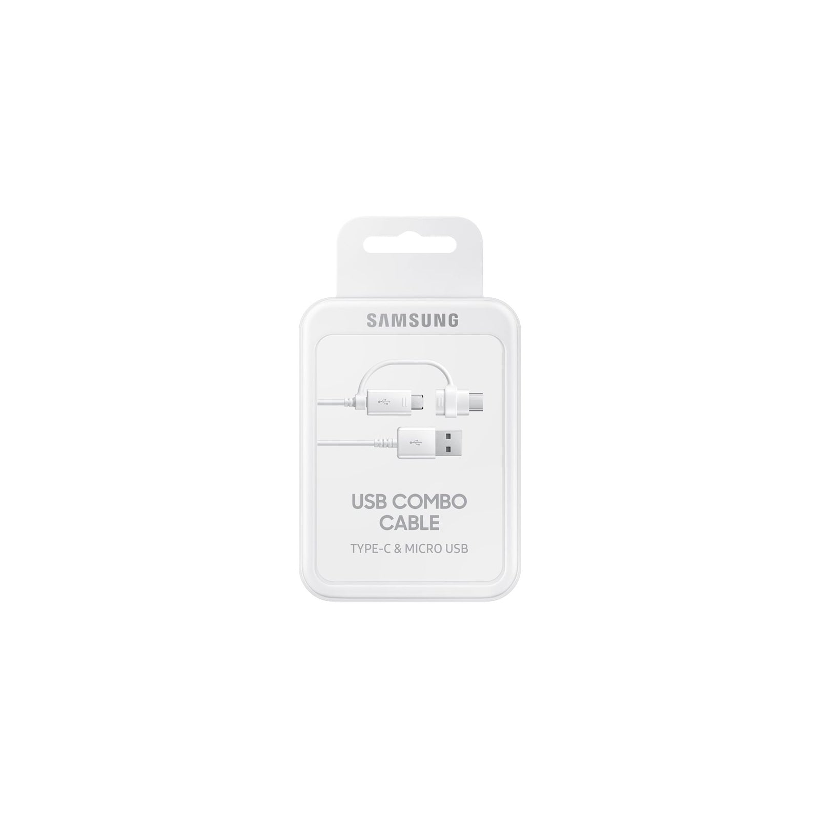 EP-DG930DWEGWW Samsung Charge/Sync Cable Micro USB/USB-C 1.5m. White