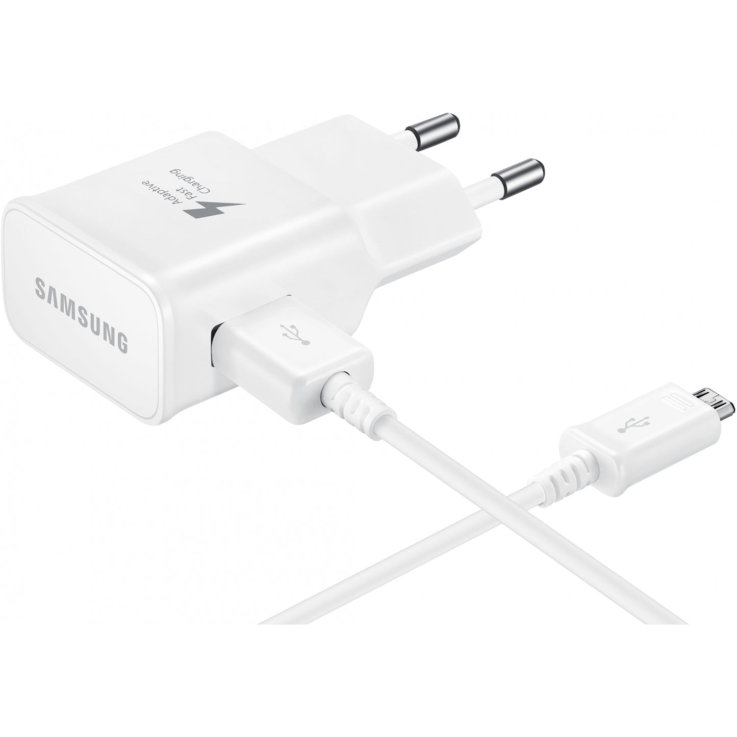 EP-TA20EWEUGWW Samsung Quick Travel Charger incl. Micro USB Cable 2.0A White Bulk