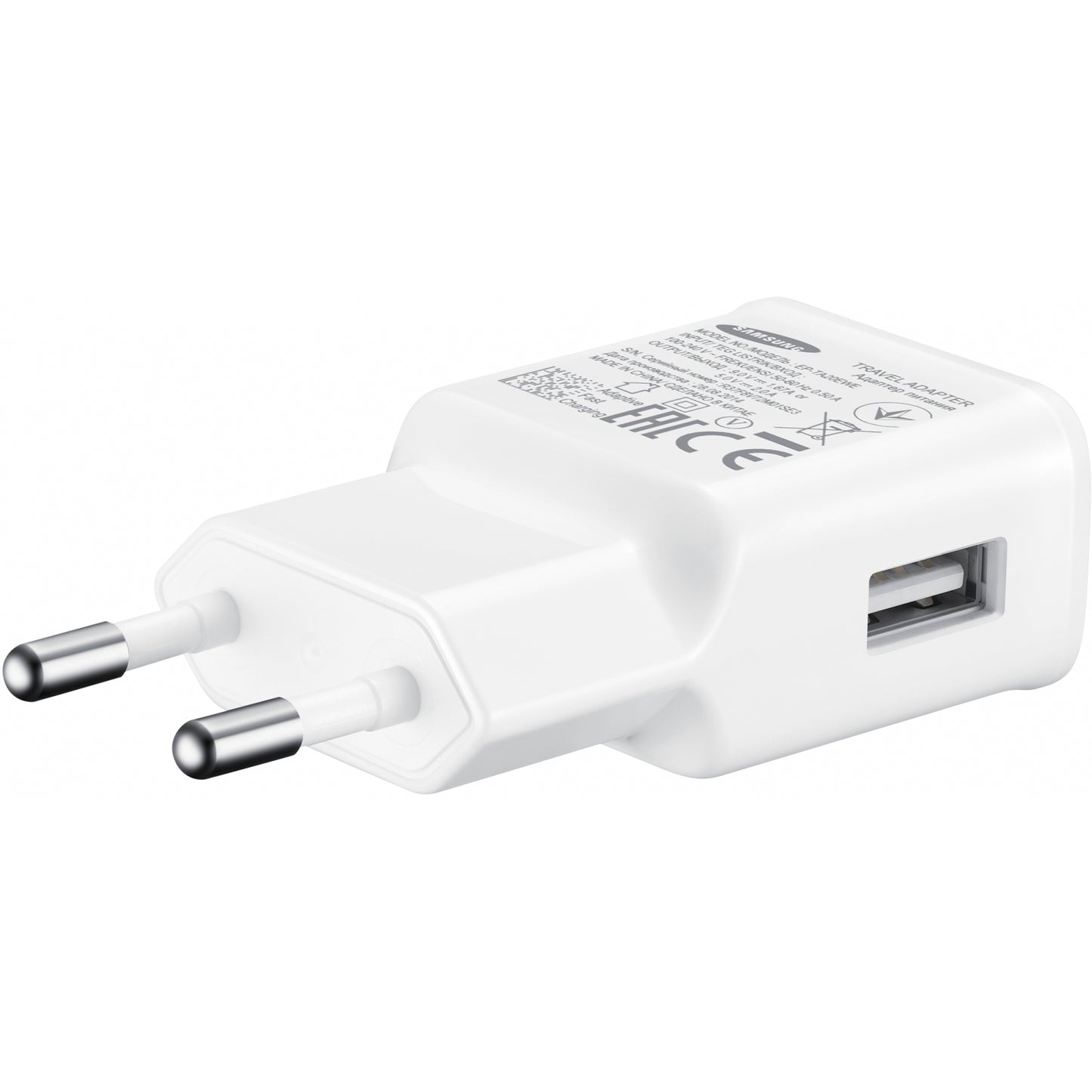EP-TA20EWEUGWW Samsung Quick Travel Charger incl. Micro USB Cable 2.0A White Bulk