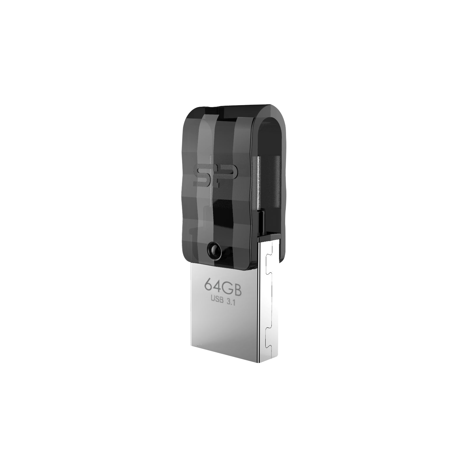 Silicon Power C31 Dual USB Pendrive Mobile 64GB USB-C Black