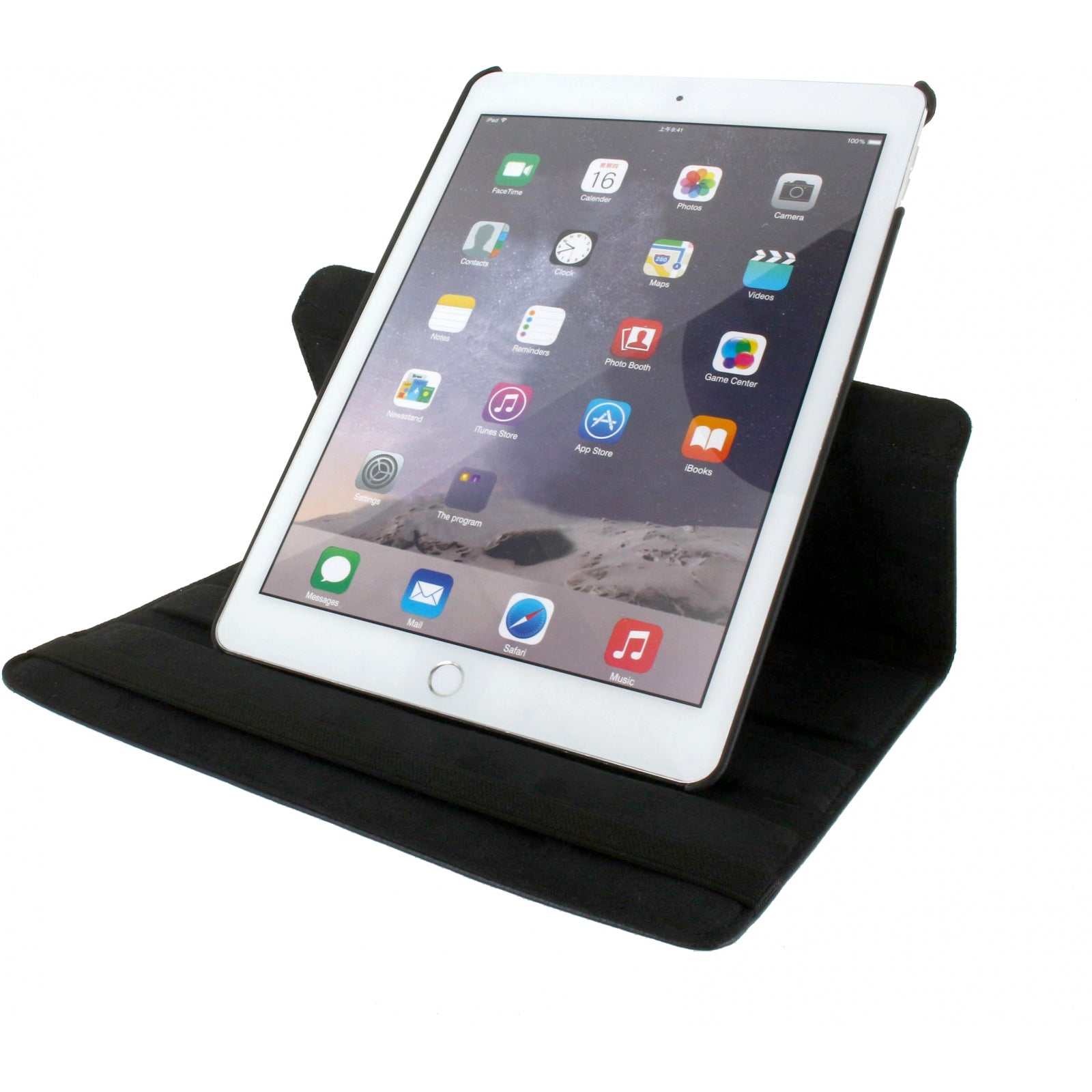 Xccess Rotating Stand Case Apple iPad 9.7 2017/2018/Air Black
