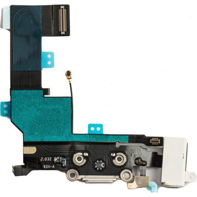 Replacement Charge/Data Connector incl. Flex Cable for Apple iPhone SE White OEM