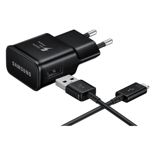 EP-TA20EBECGWW Samsung Adaptive Fast Charging Travel Charger incl. USB-C Cable 15W Black Bulk