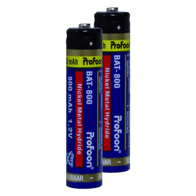 BAT-800 Profoon DECT Rechargeable NiMH AAA Batterij 800 mAh