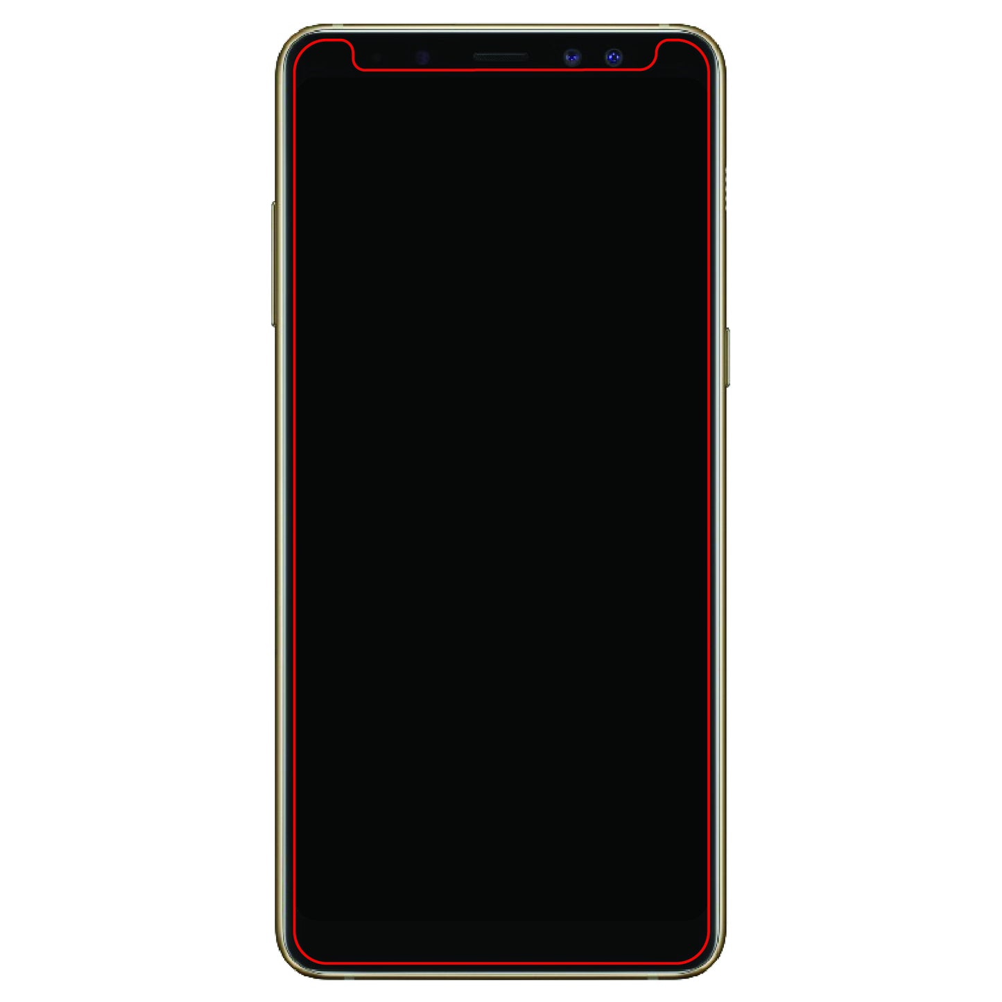 Mobilize Glass Screen Protector Samsung Galaxy A8 2018