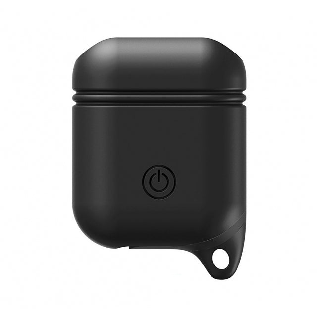 Xccess stoßfeste Silikonhülle mit Haken für Apple Airpods Schwarz