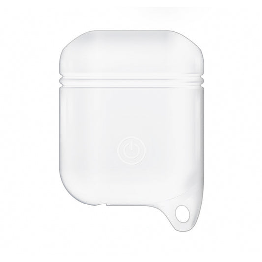 Xccess Shockproof Silicone Case with Hook for Apple Airpods White