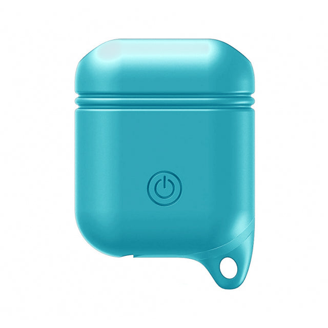 Xccess stoßfeste Silikonhülle mit Haken für Apple Airpods Blau