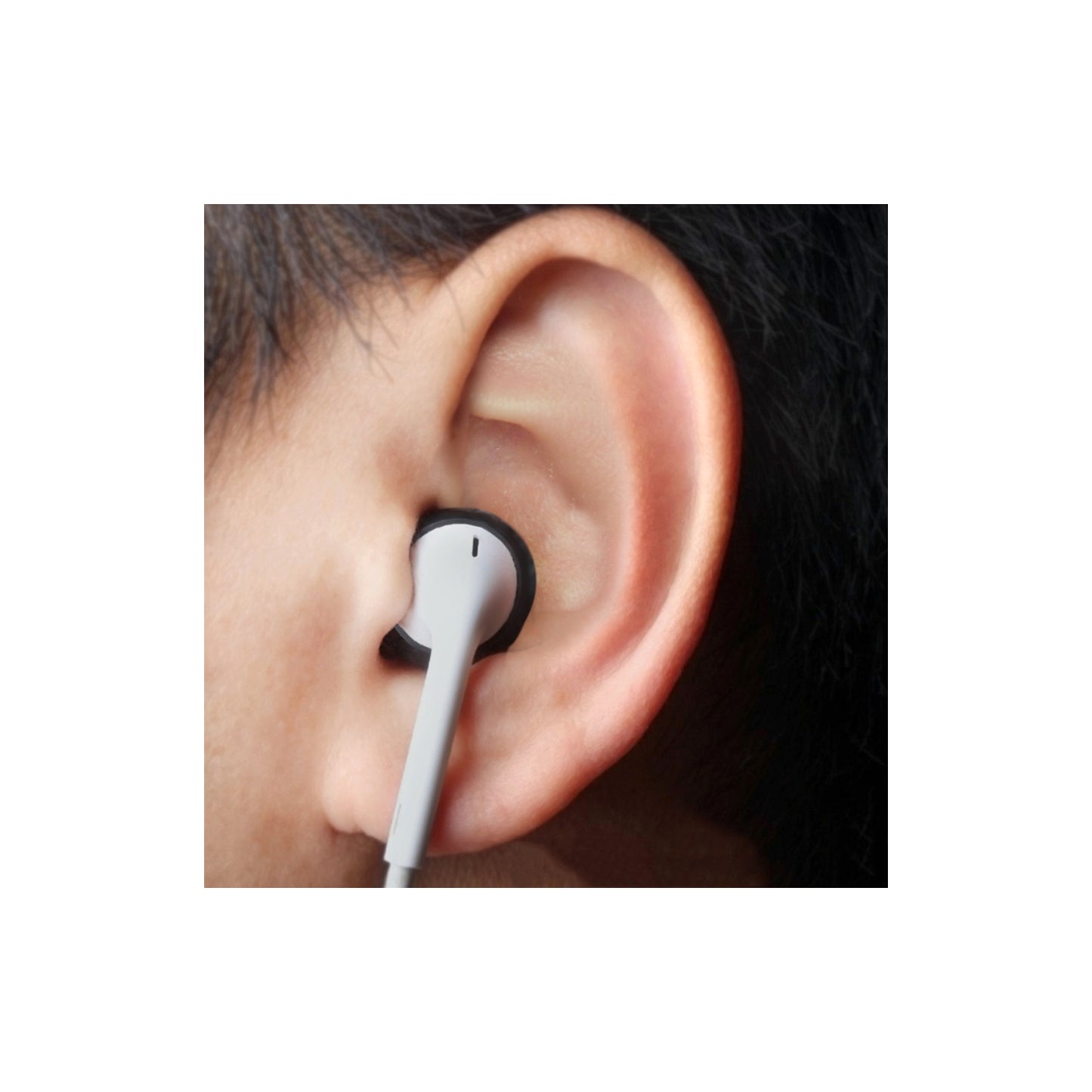 Xccess Silicone Earbuds for Apple Earpod/Airpod Black