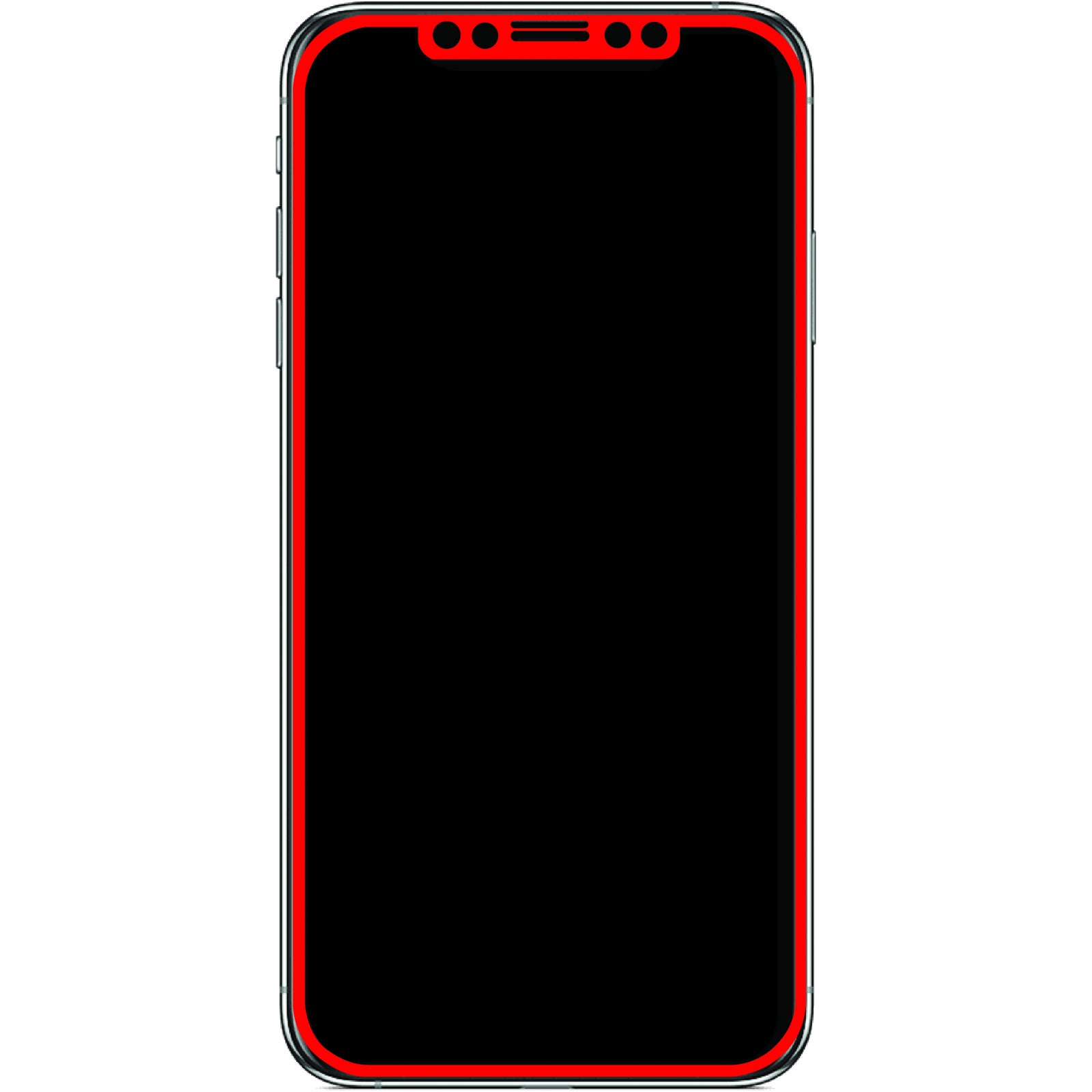 Mobilize Edge-To-Edge Glass Screen Protector Apple iPhone Xs Max/11 Pro Max Black Full Glue