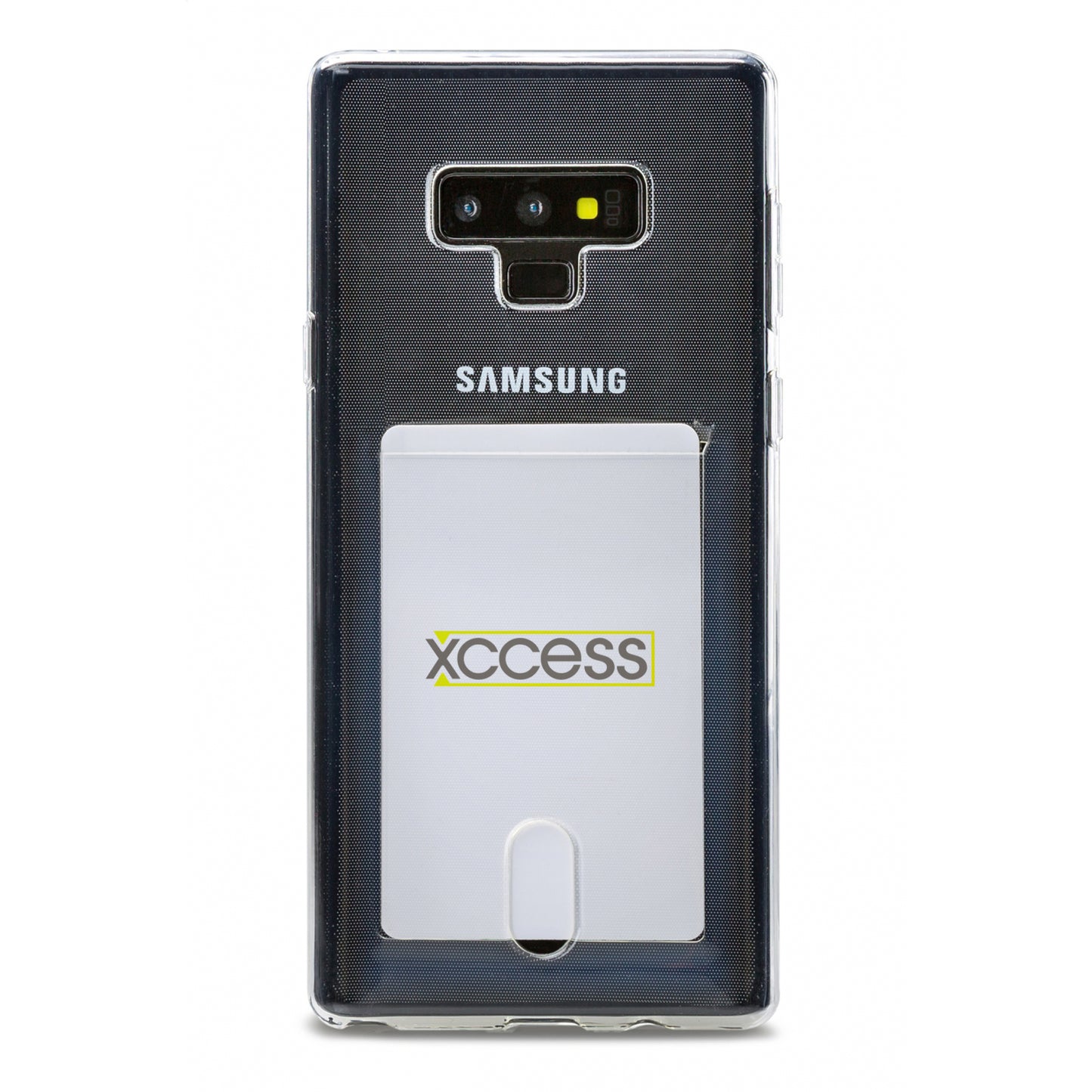 Xccess TPU Card Case Samsung Galaxy Note9 Transparent Clear