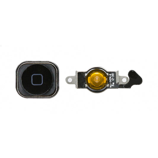 Replacement Home Button Flex Cable incl. Home Button for Apple iPhone 5 Black OEM