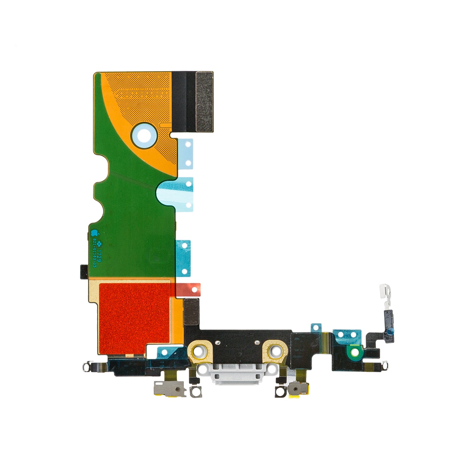 Replacement Charge/Data Connector incl. Flex Cable for Apple iPhone 8 White OEM