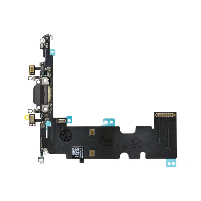 Replacement Charge/Data Connector incl. Flex Cable for Apple iPhone 8 Plus Black OEM