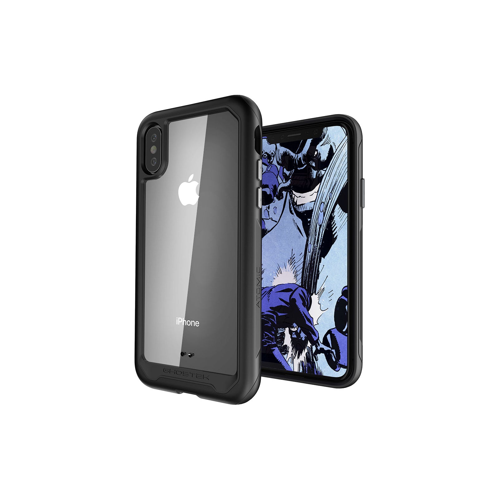 Ghostek Atomic Slim 2 Rugged Heavy Duty Case Apple iPhone Xs Max Black