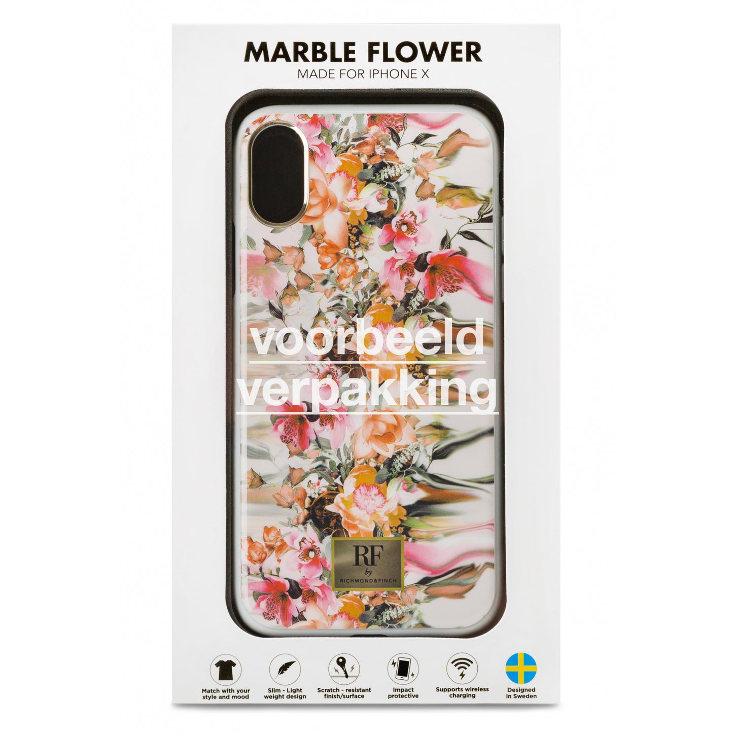 Richmond & Finch RF Series TPU Case Apple iPhone X Fierce Leopard