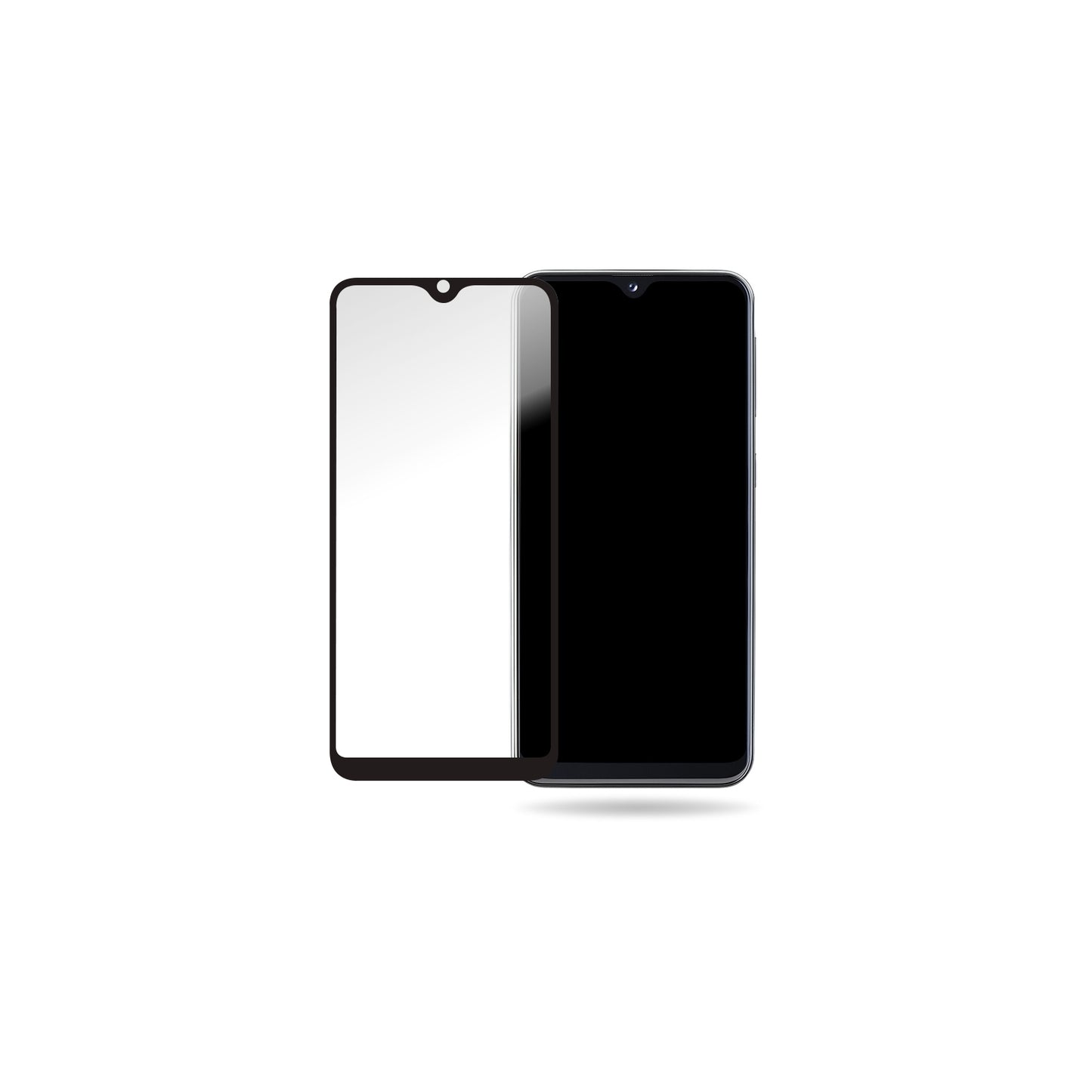 Mobilize Glass Screen Protector - Black Frame - Samsung Galaxy A20e