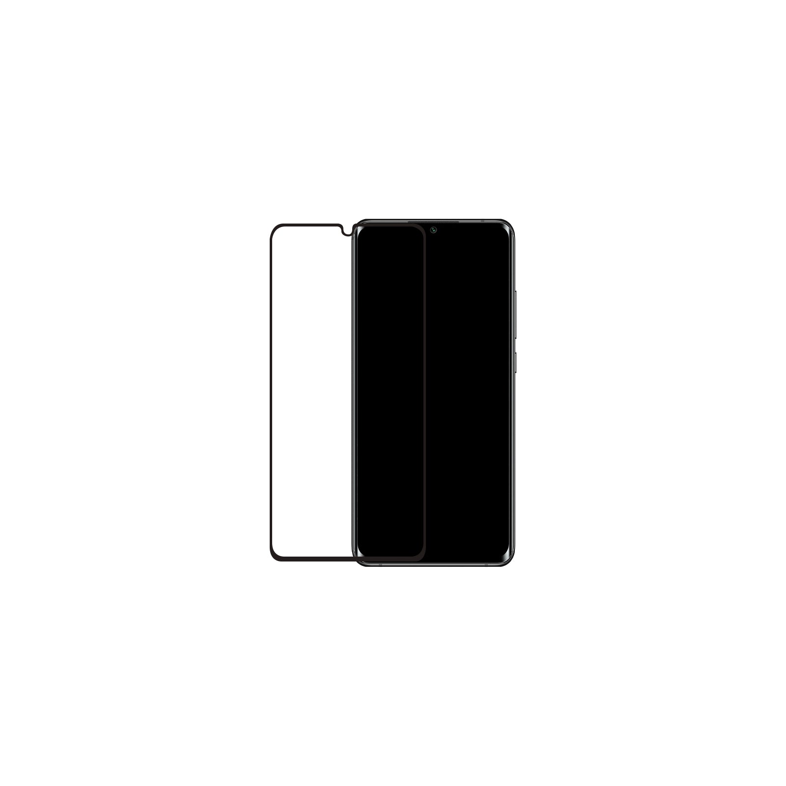 Mobilize Edge-To-Edge Glass Screen Protector Xiaomi Mi Note 10/10 Pro Black Edge Glue