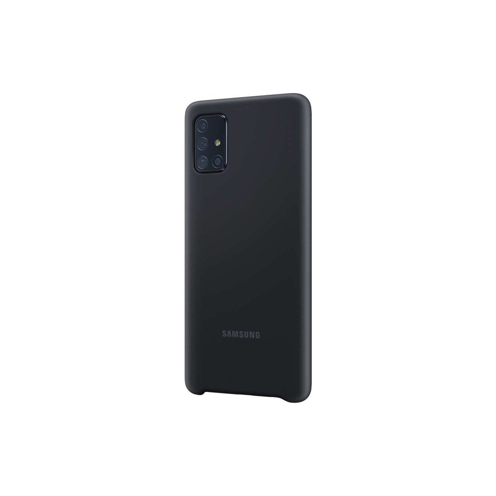 EF-PA715TBEGEU Samsung Silicone Cover Galaxy A71 Black