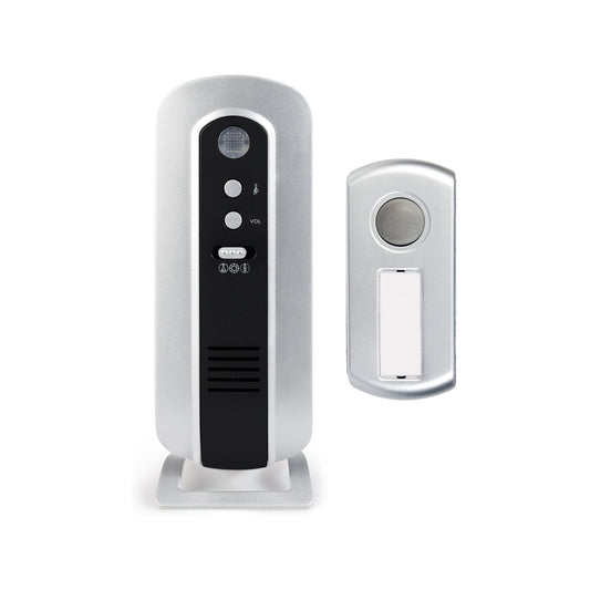 ADB-17 Alecto Draadloze Deurbel Black/Silver