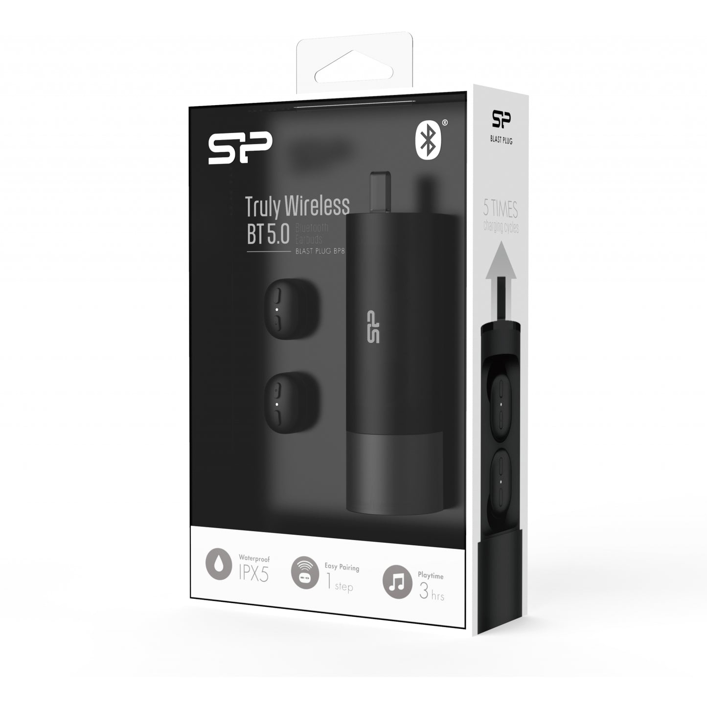 BP81 Silicon Power TWS Bluetooth Stereo Earbuds Black