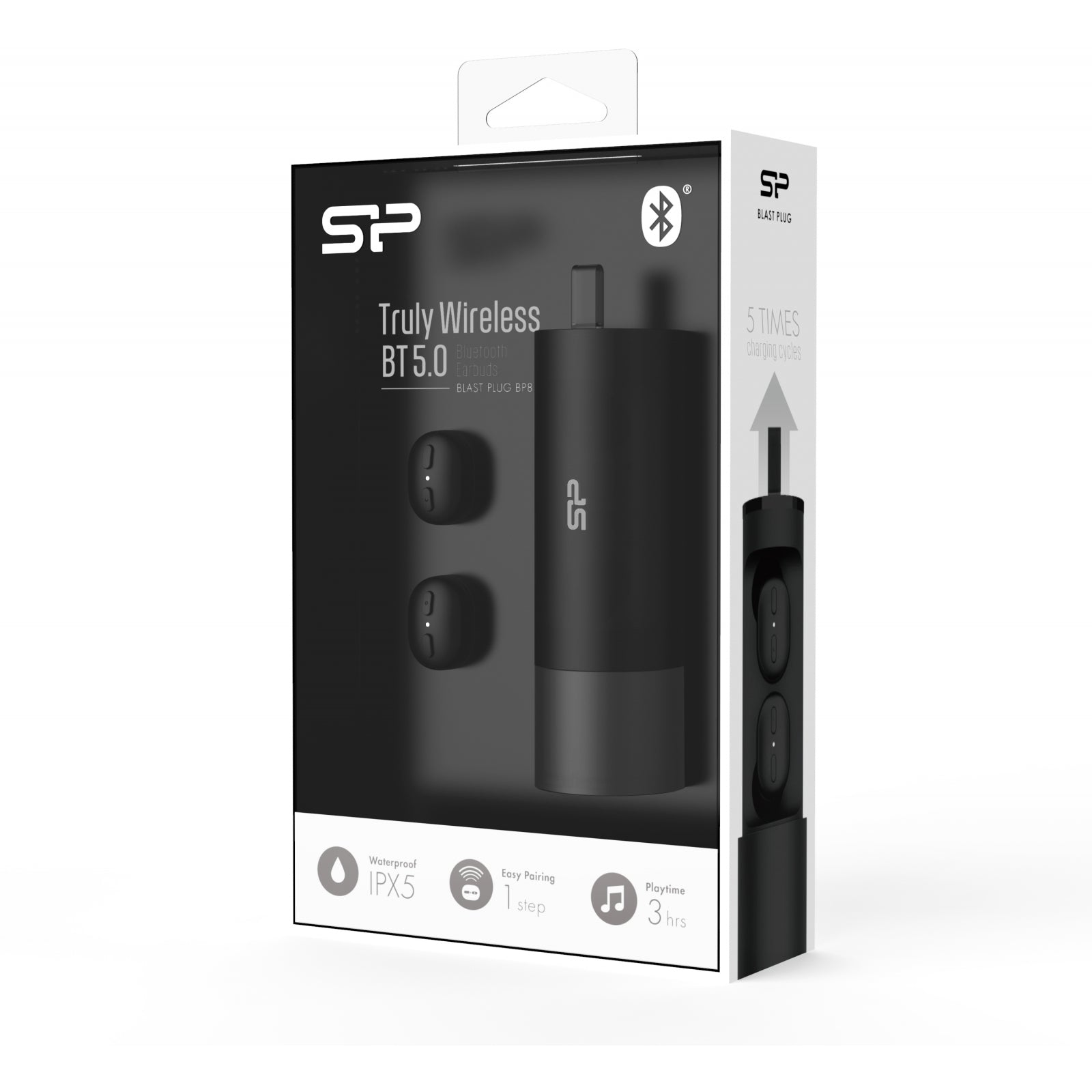BP81 Silicon Power TWS Bluetooth Stereo Earbuds Black