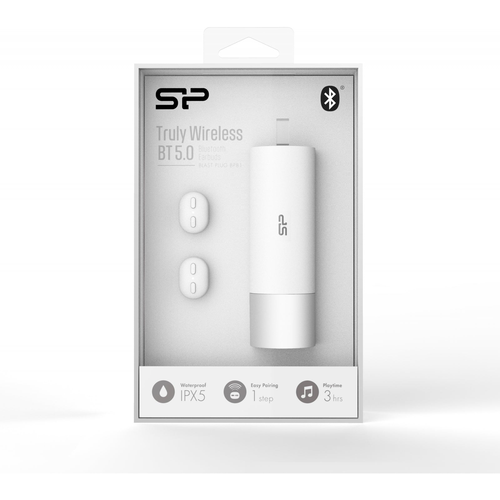 BP81 Silicon Power TWS Bluetooth Stereo Earbuds White