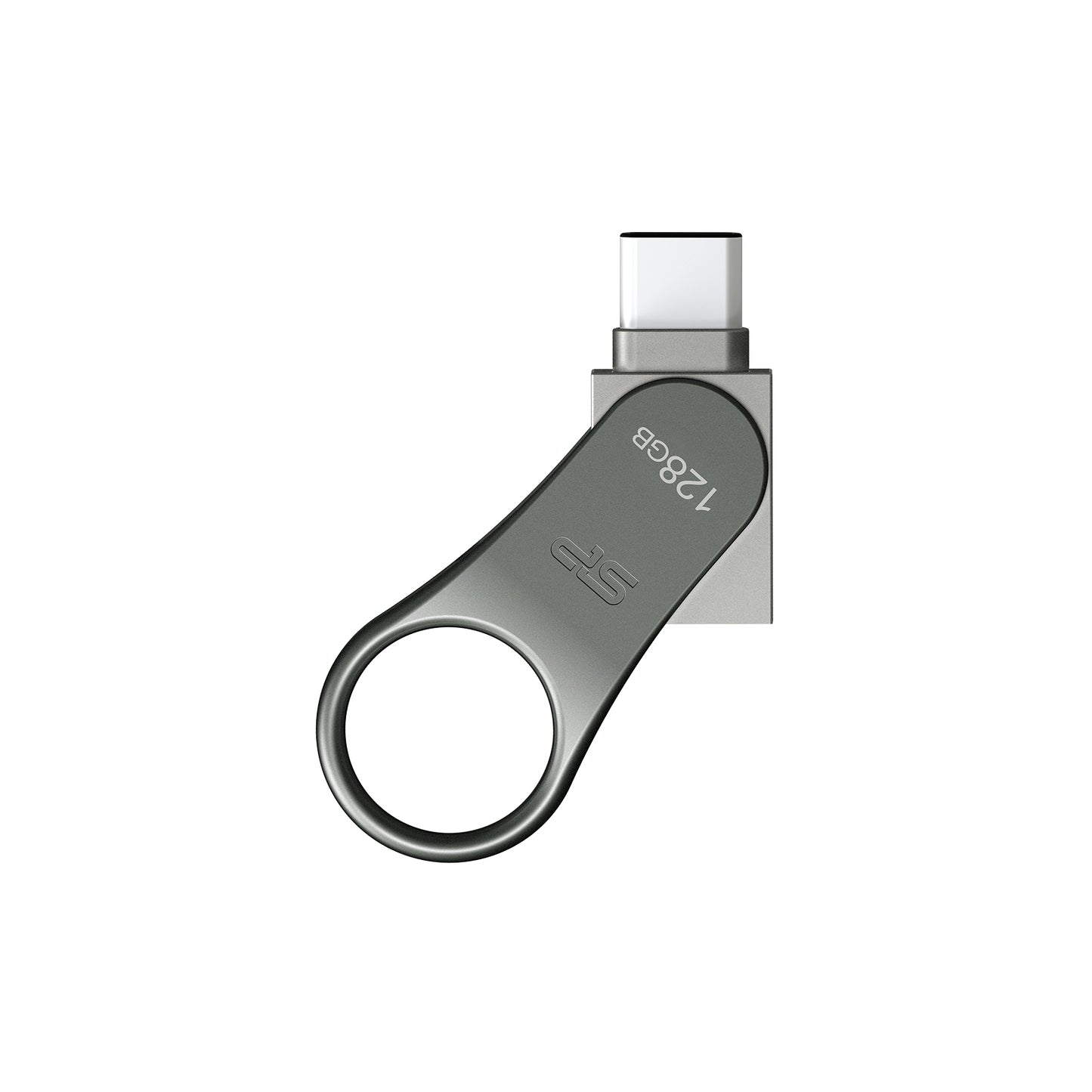 Silicon Power C80 Dual USB Pendrive Mobile 128GB USB-C Grey