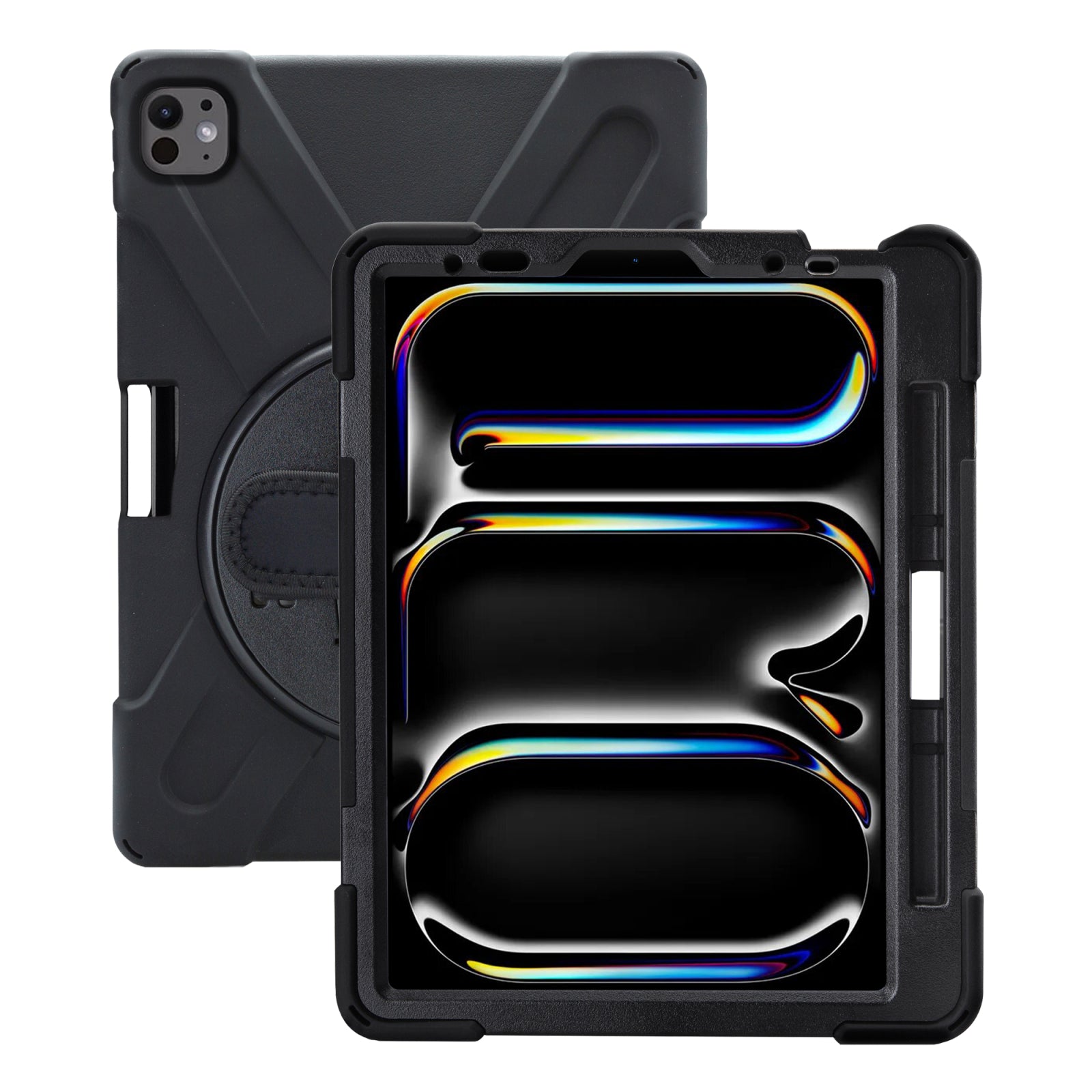 Xccess Survivor All-round Case Apple iPad Pro 12.9 (2018/2020/2021/2022) Black (Screenless)
