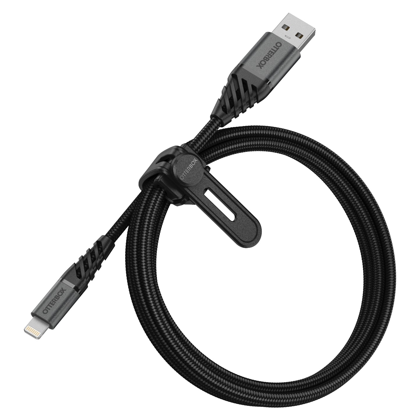 OtterBox Nylon Braided Charge/Sync Cable Apple Lightning 1m Black