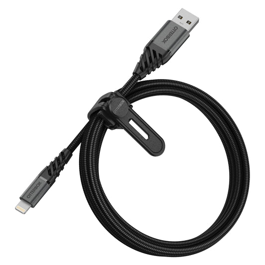 OtterBox Nylon Braided Charge/Sync Cable Apple Lightning 1m Black
