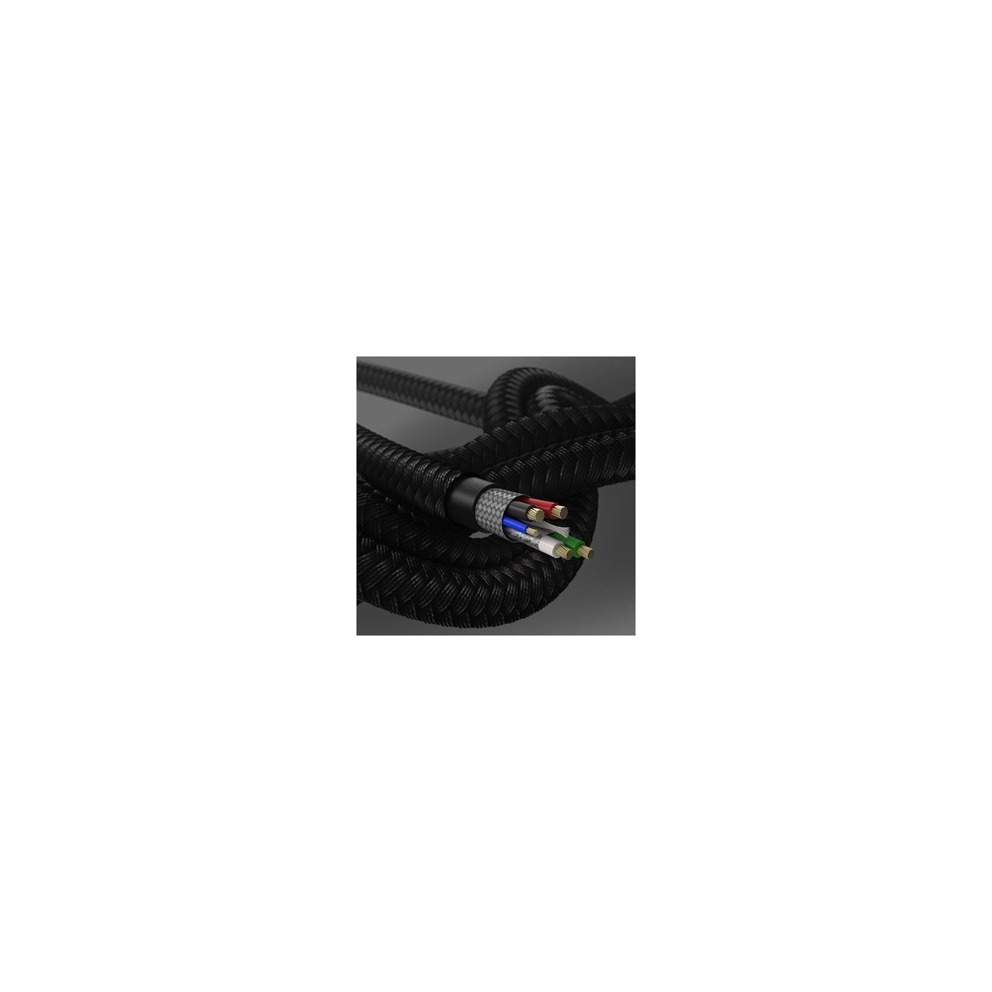 OtterBox Nylon Braided Charge/Sync Cable Apple Lightning 1m Black
