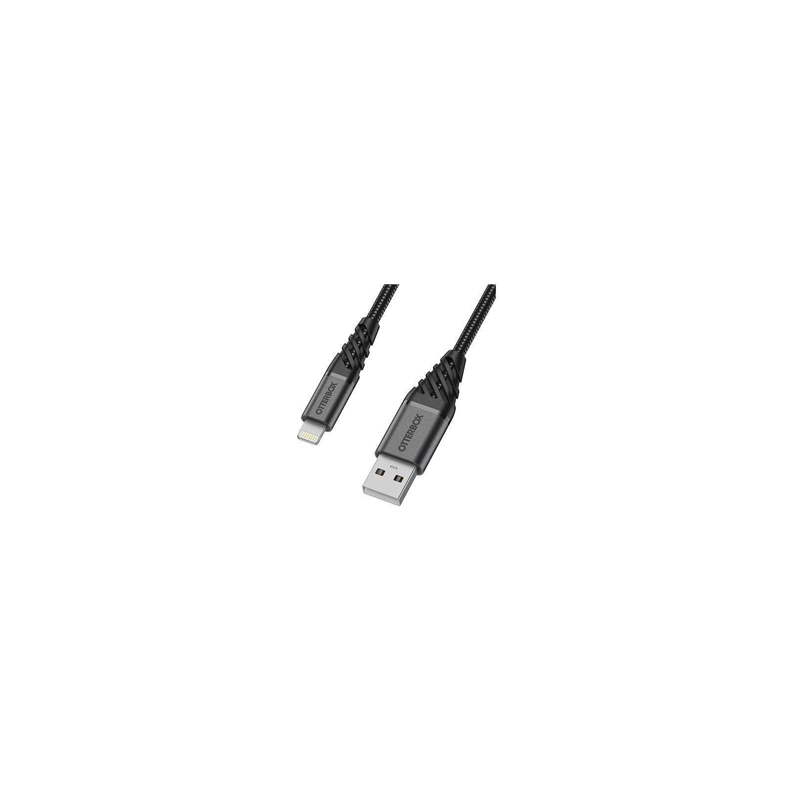 OtterBox Nylon Braided Charge/Sync Cable Apple Lightning 2m Black