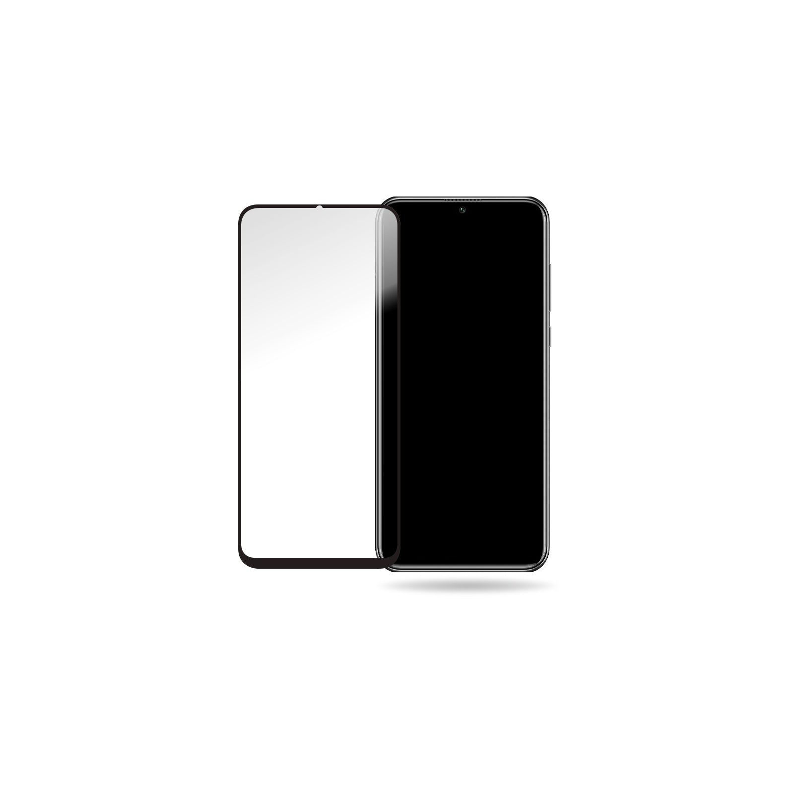 Mobilize Glass Screen Protector - Black Frame - Huawei P Smart S