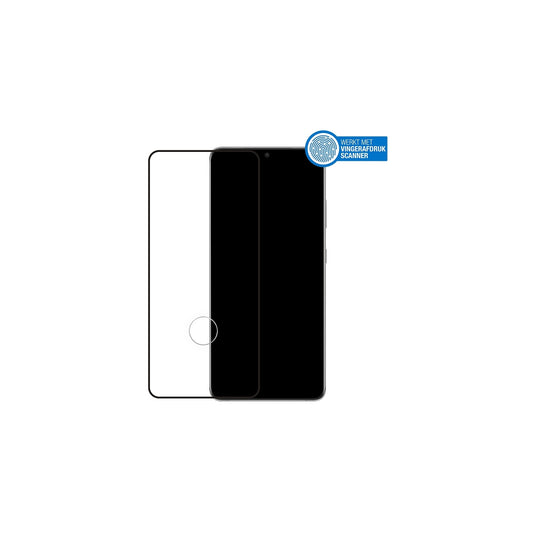 Mobilize Edge-To-Edge Glass Screen Protector Samsung Galaxy S21 Ultra 5G Black Edge Glue