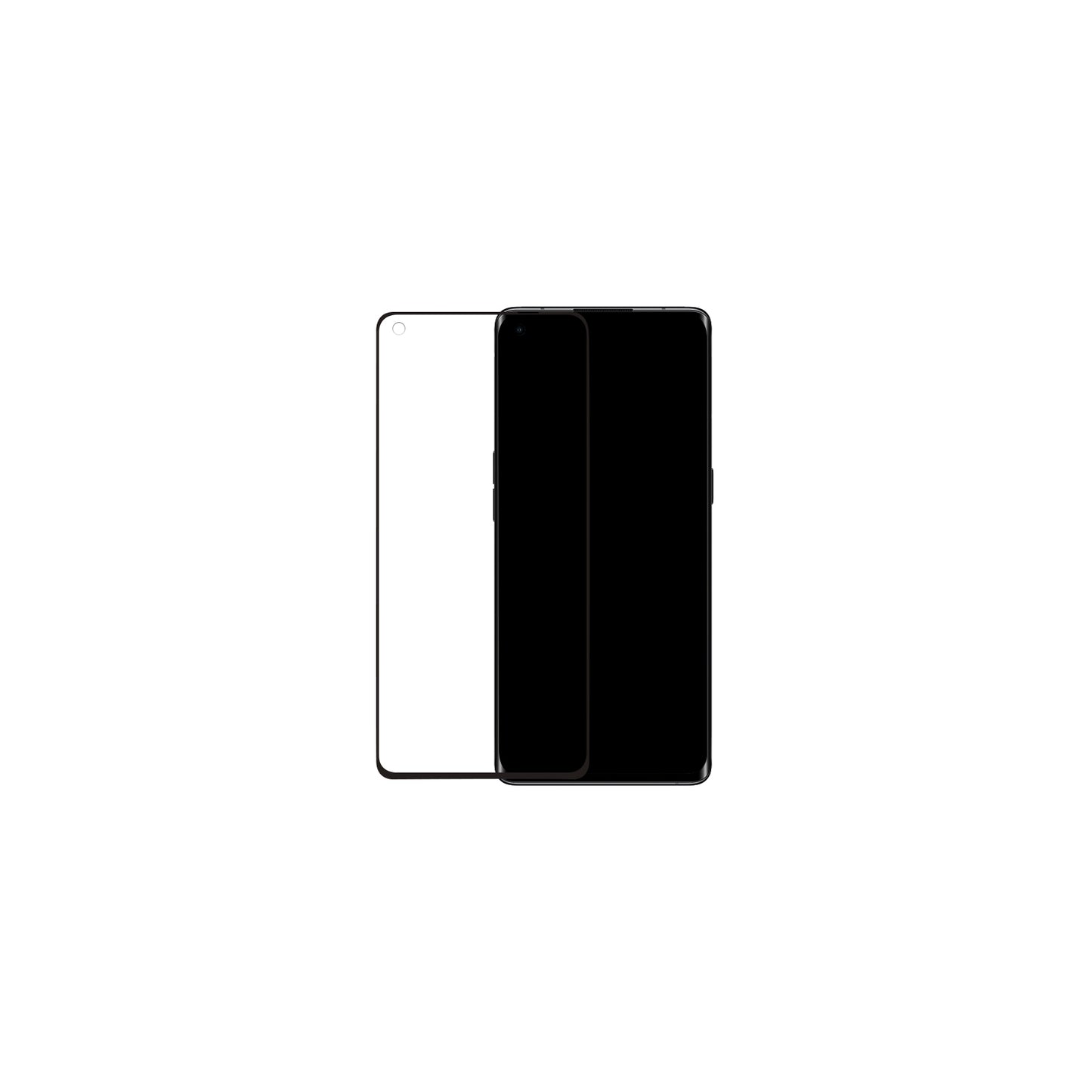 Mobilize Edge-To-Edge Glass Screen Protector OPPO Reno4 Pro 5G Black Edge Glue