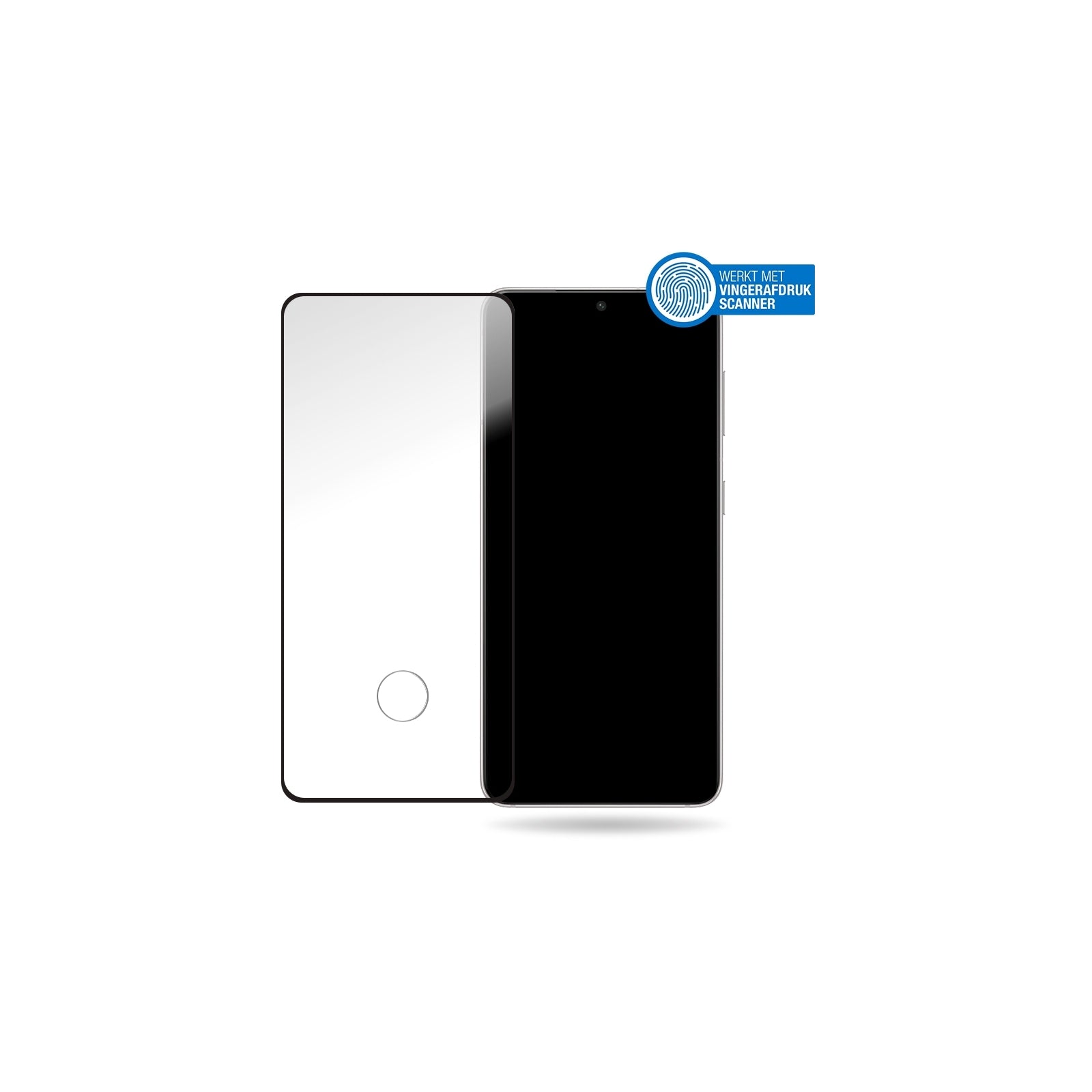 Mobilize Glass Screen Protector - Black Frame - Samsung Galaxy S21 5G