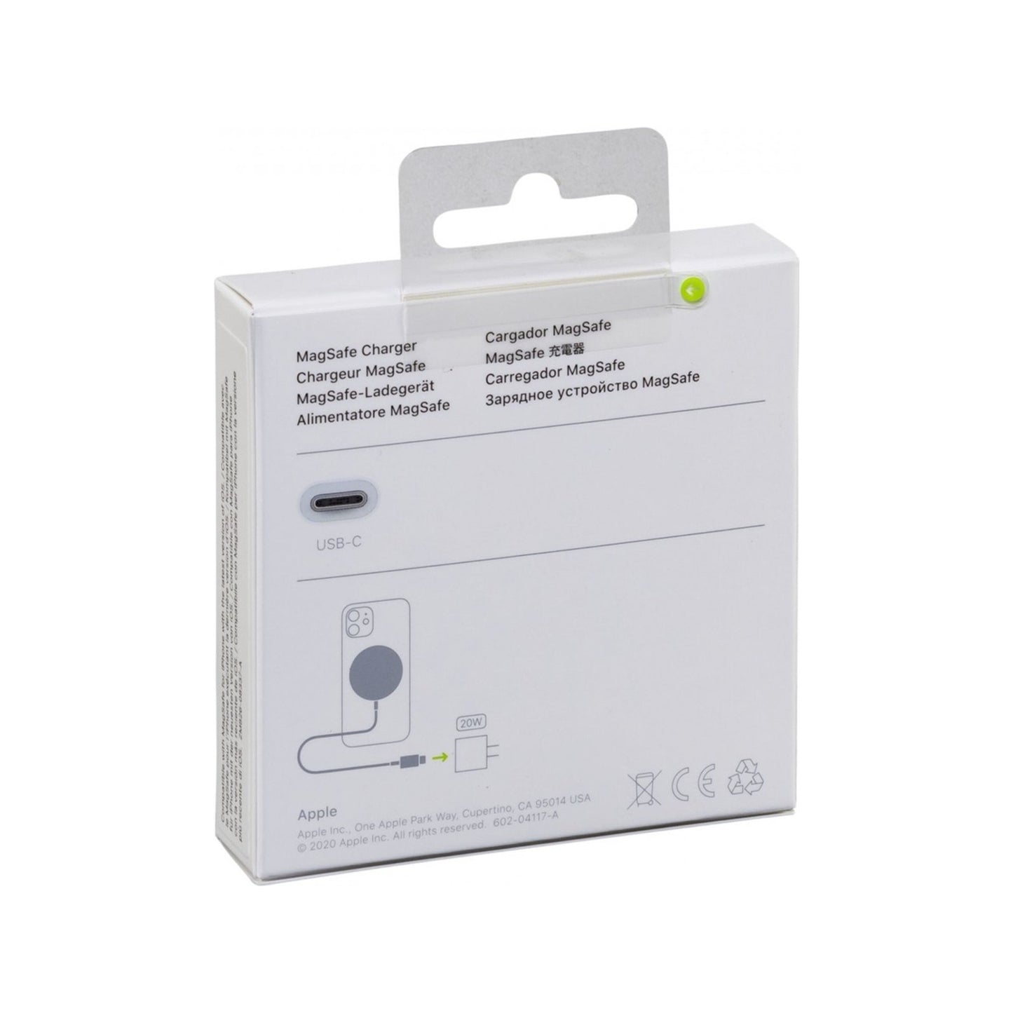 MHXH3ZM/A Apple MagSafe Charger 15W White