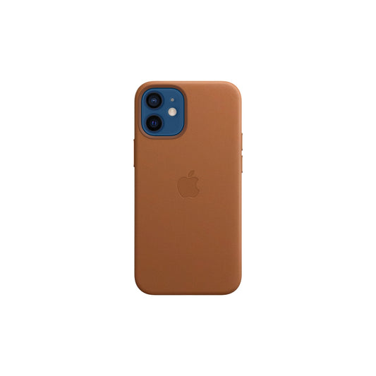 MHK93ZM/A Apple Leather Case with MagSafe iPhone 12 Mini Saddle Brown