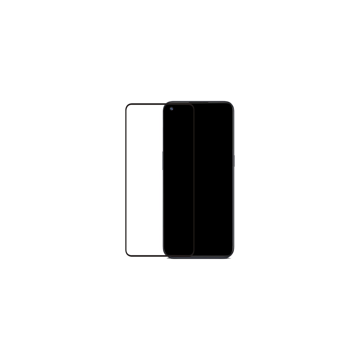 Mobilize Edge-To-Edge Glass Screen Protector OnePlus Nord N100/CE 2 Lite 5G Black Edge Glue